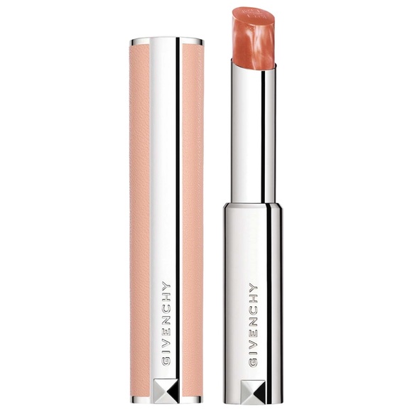 Givenchy Rose Perfecto Lip Balm 24H Hydration 302 Warm Maple - orangey brick - Picture 5 of 6